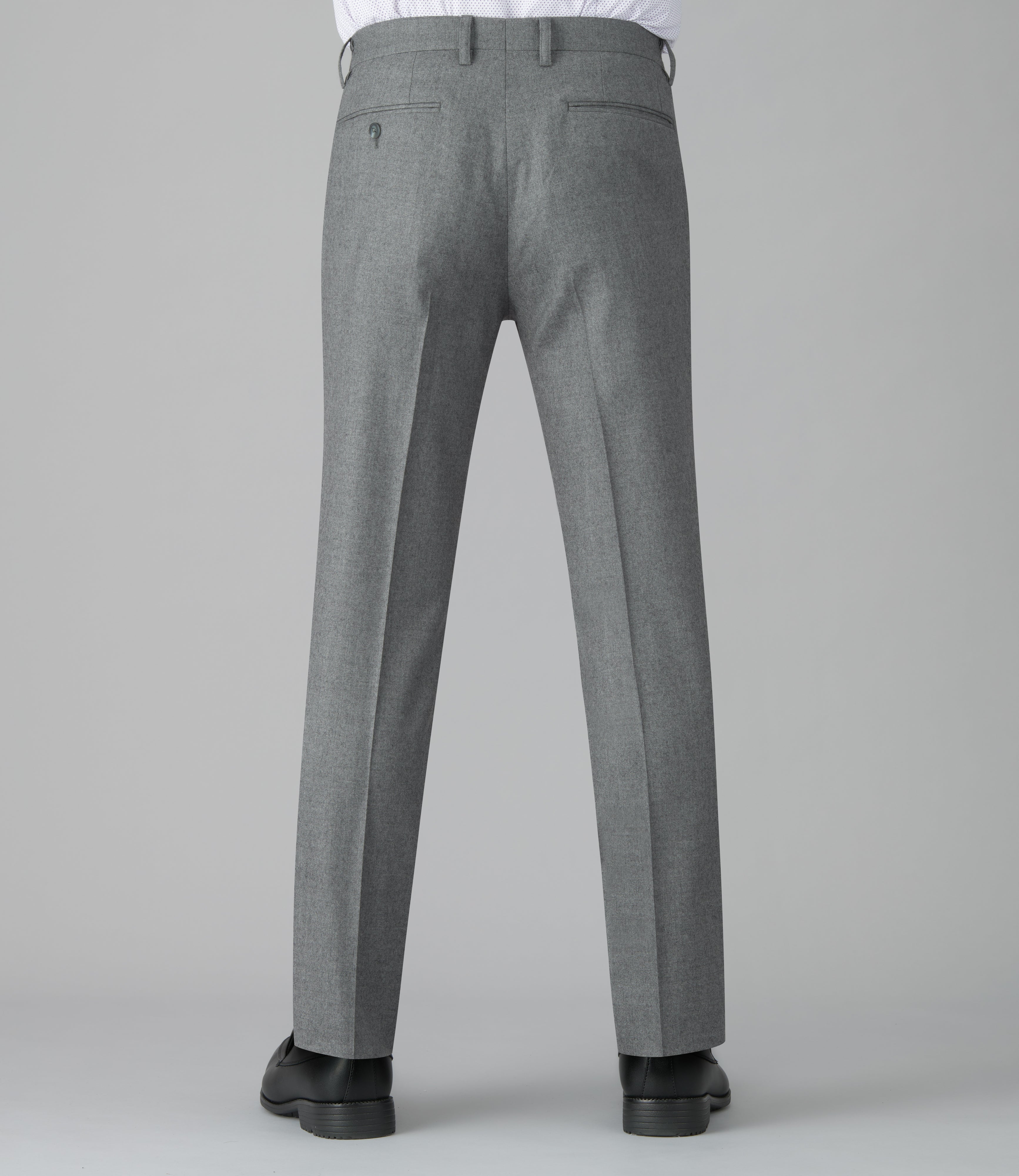 【ストレッチサキソニー】日本製/ビジネス/ノータックスリムスラックス/ウエストストレッチ/コーデイネート最適(1-11511)