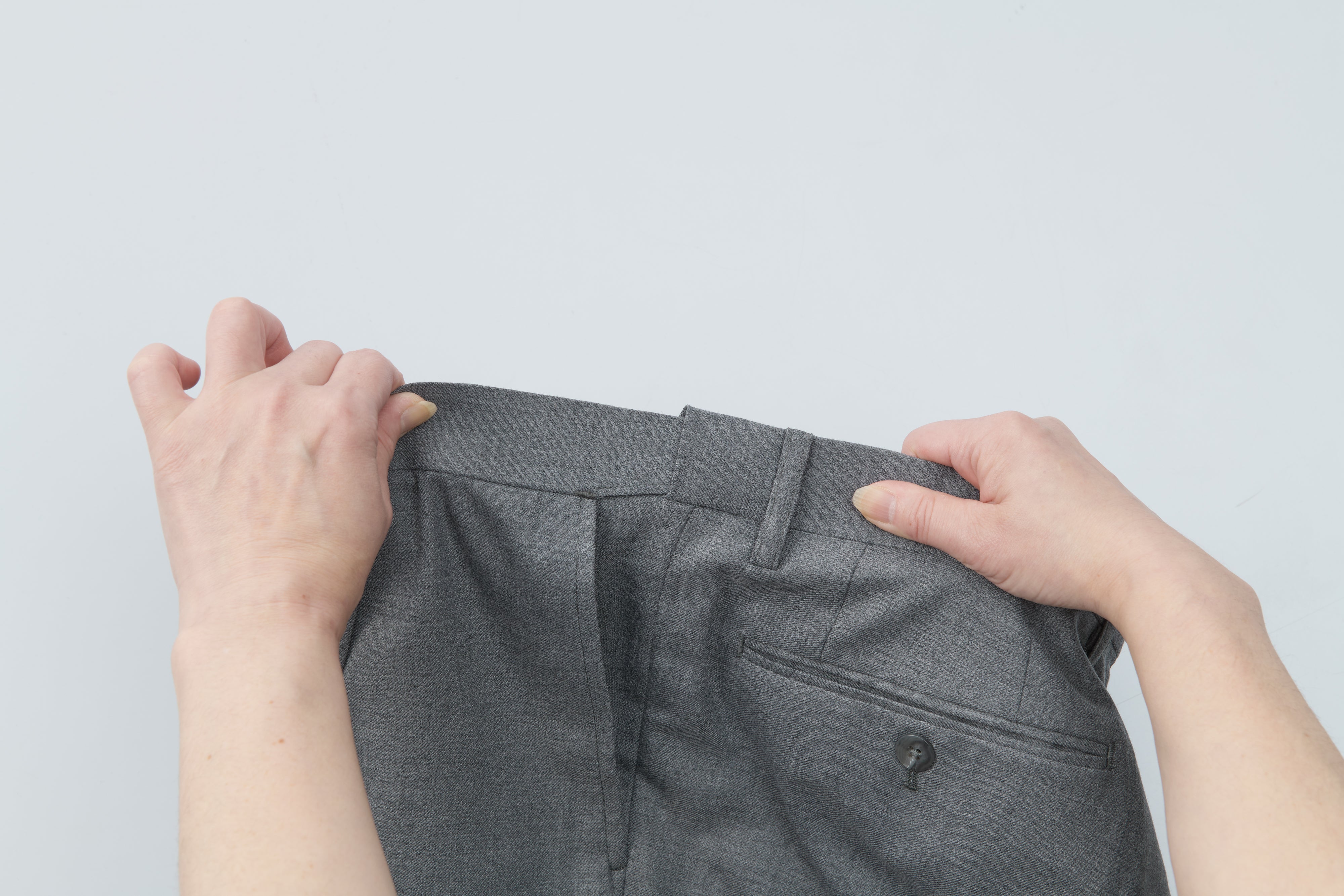 ライトミルドストレッチ】日本製/ビジネス/ワンタックスラックス