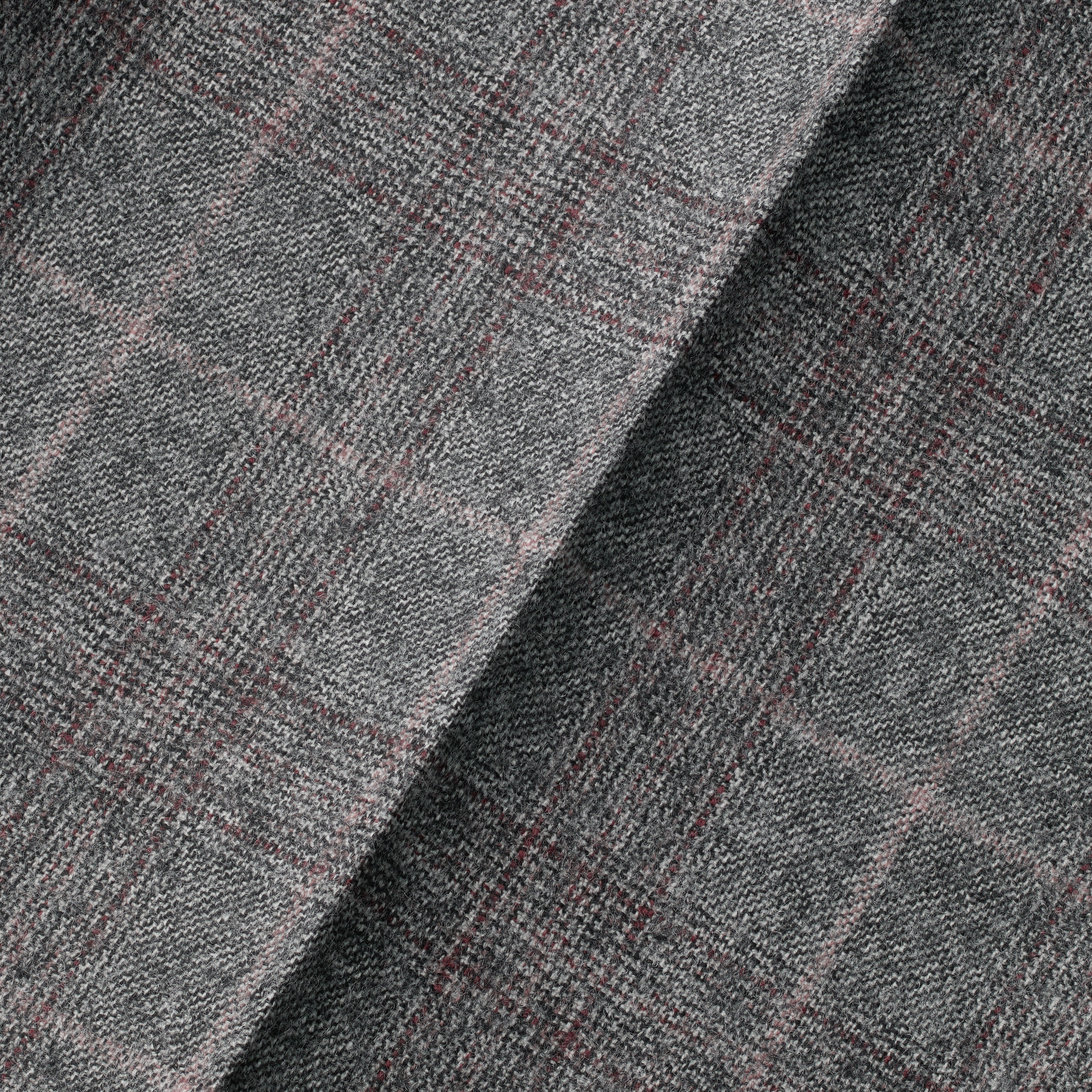 【シャークグレンチェック】日本製/ビジネス・カジュアル/ワンタックスラックス/蓄熱保温膝当て/ウォーム/コーデイネート最適