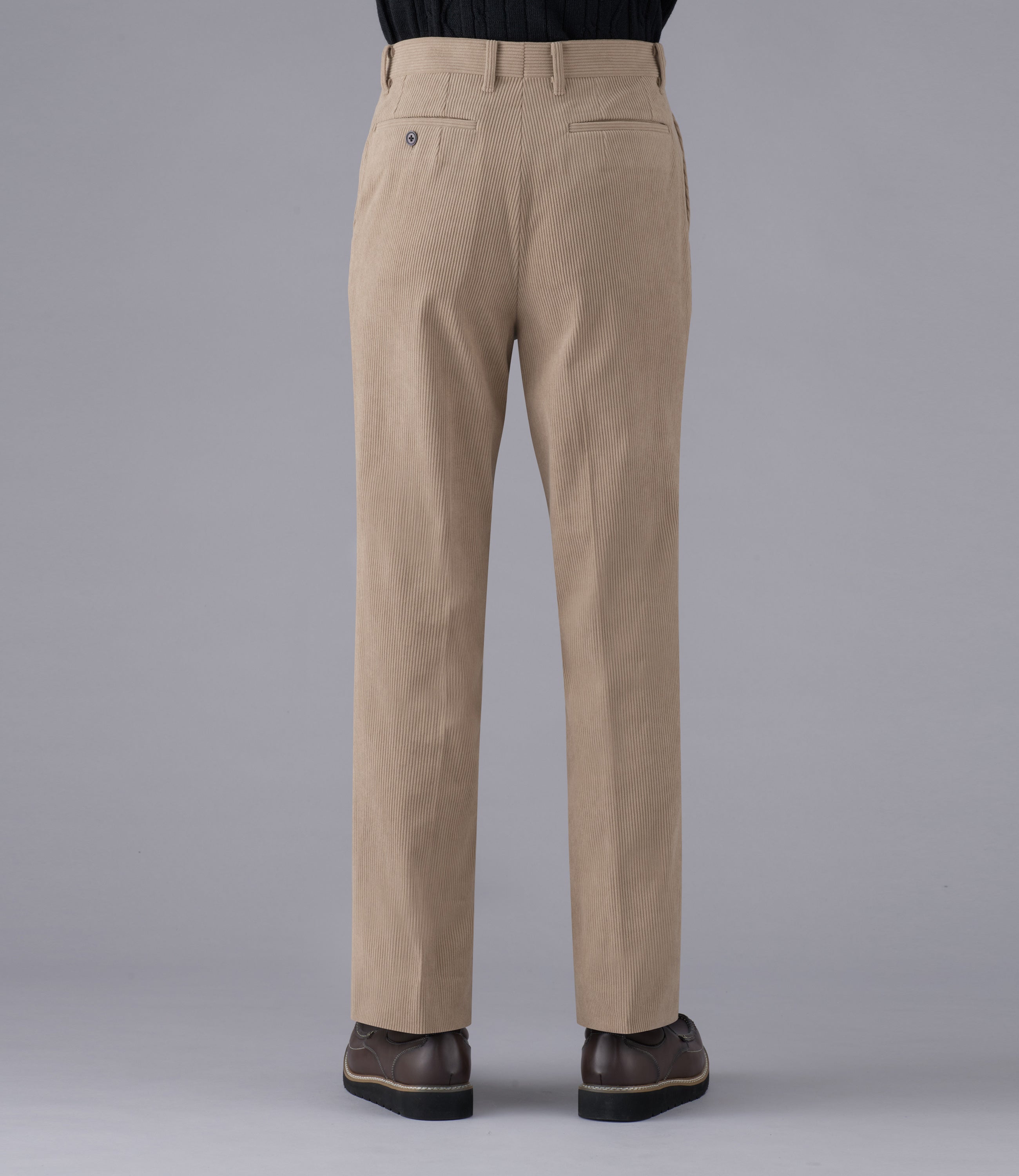 【トリコットコーデュロイ】日本製/ビジネス・スポーツ/ノータックスリムスラックス/2Wayストレッチ/ベレックス/形態安定/イージーケア/快適