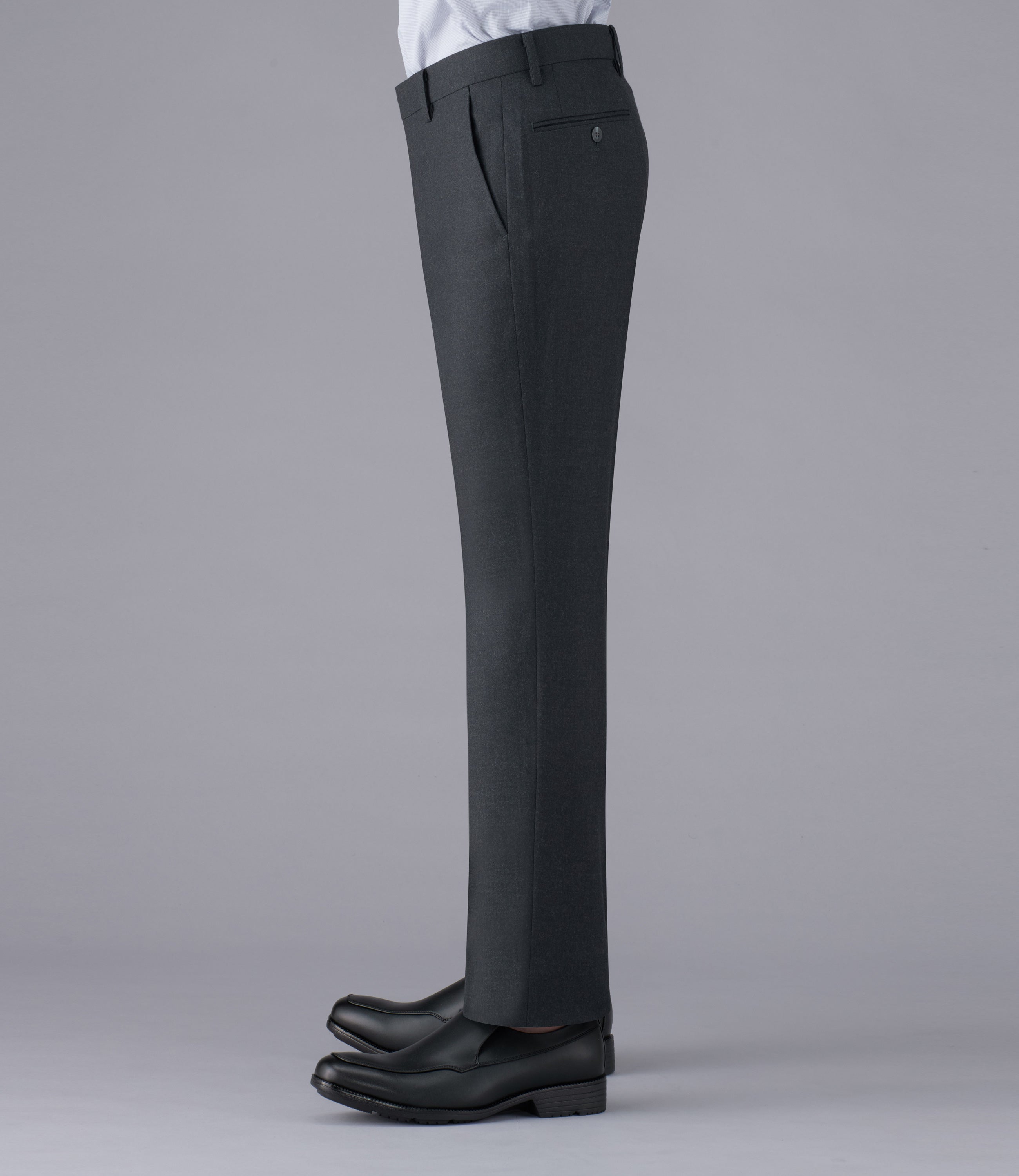 【タスマニアピンヘッド】日本製/ビジネス/ノータックスラックス/ストレッチ/コーデイネート最適