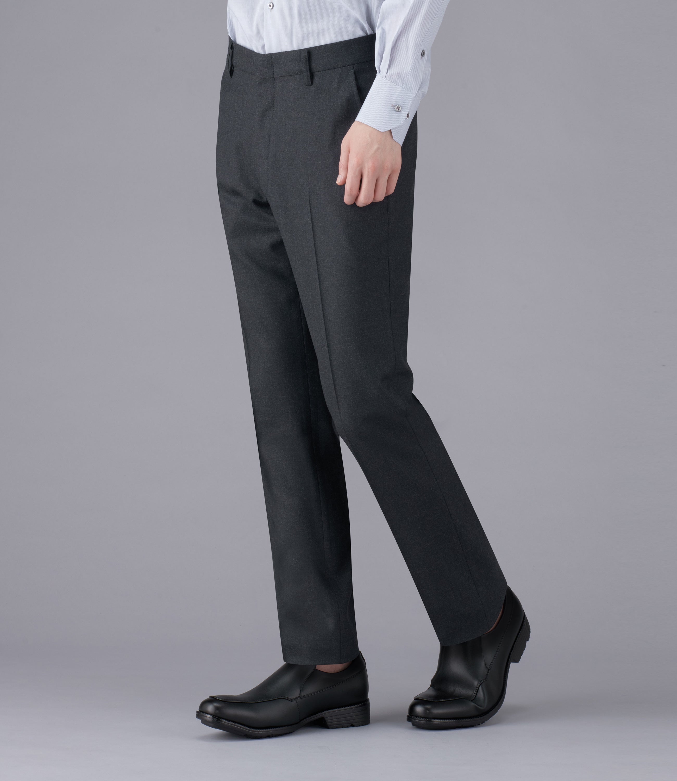 【タスマニアピンヘッド】日本製/ビジネス/ノータックスラックス/ストレッチ/コーデイネート最適