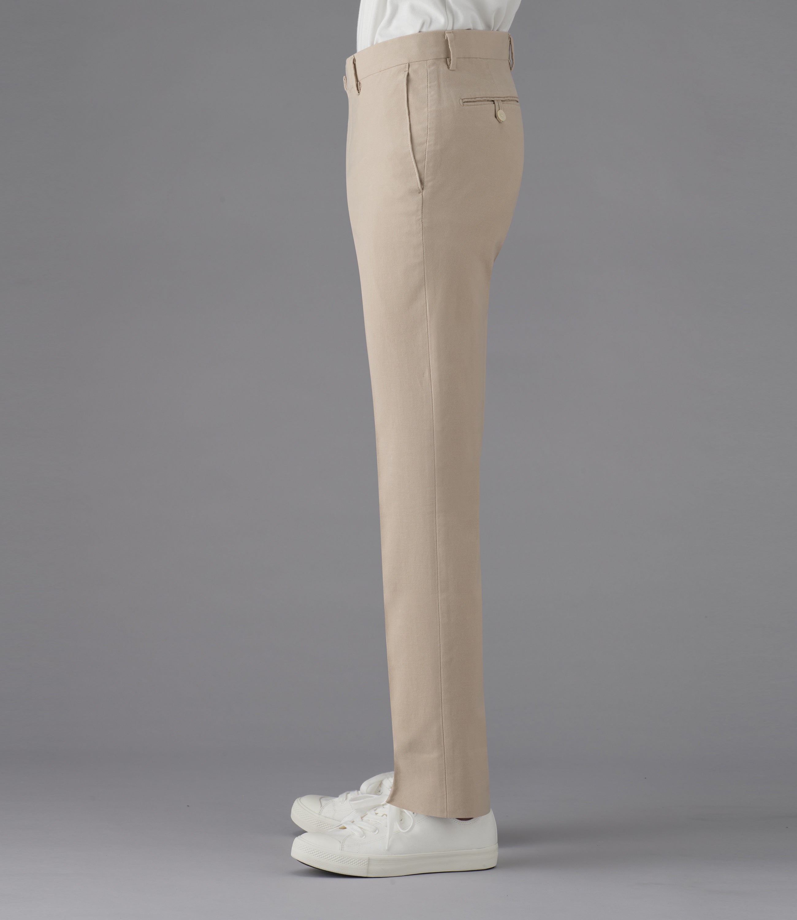 【イミテーションジャージ】CALZONI/日本製/カジュアル/ノータックスリムスラックス/ストレッチ/快適