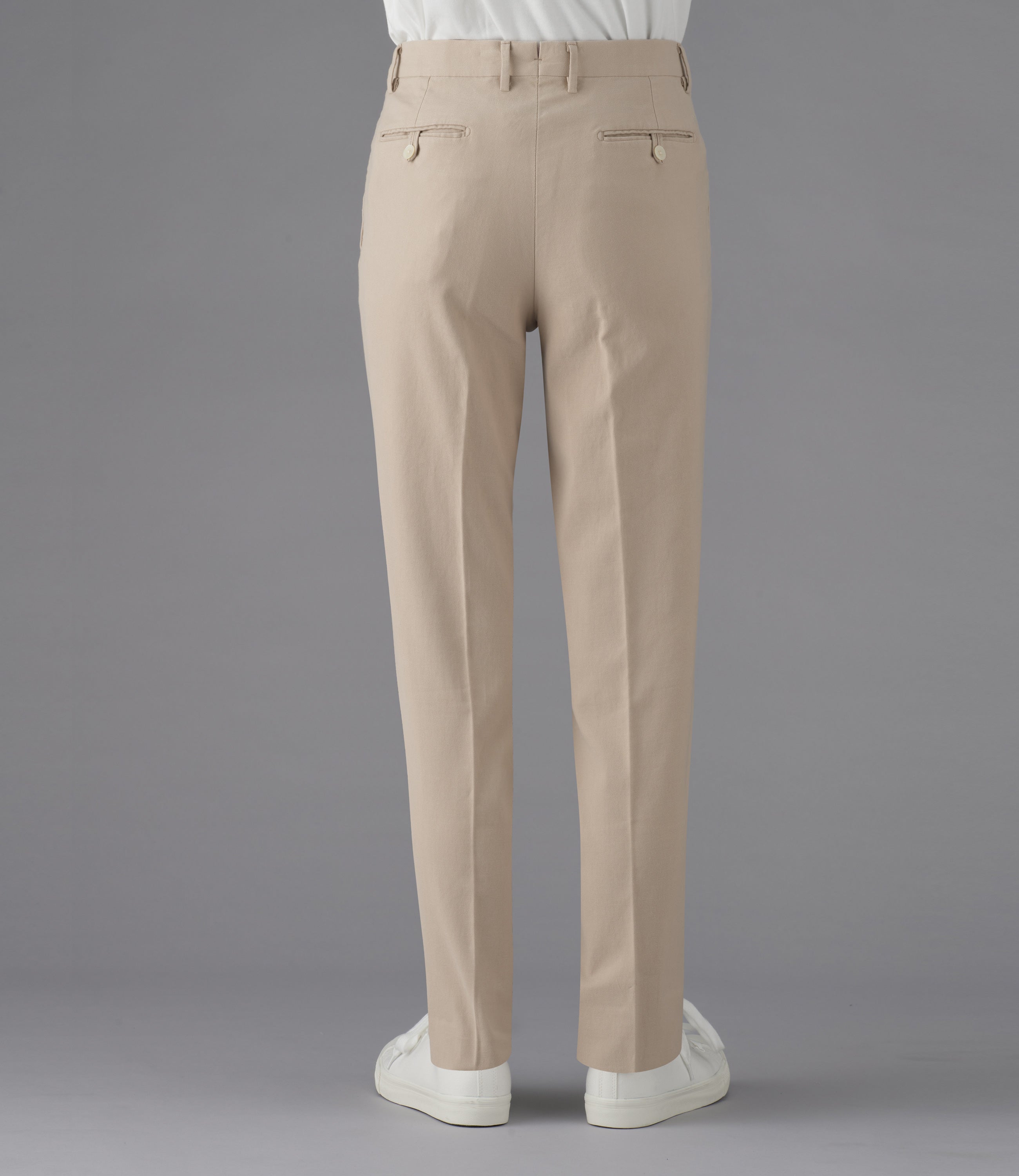 【イミテーションジャージ】CALZONI/日本製/カジュアル/ノータックスリムスラックス/ストレッチ/快適