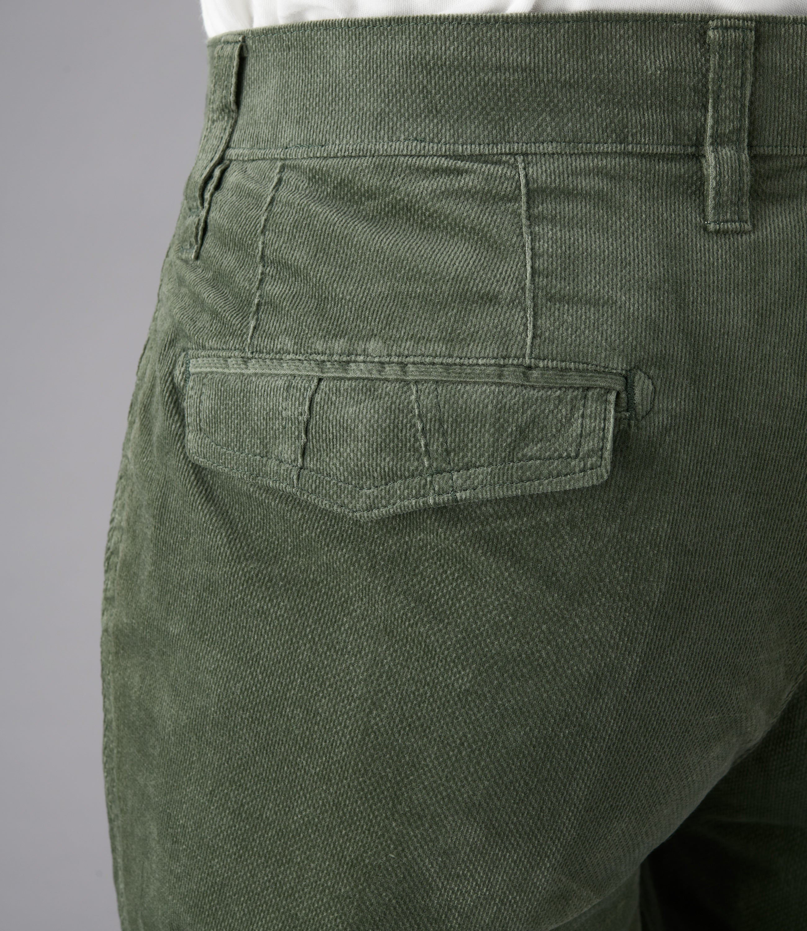 【ブラッシュドカノコ】カジュアル/ノータックスリムスラックス/ストレッチ/デザイン