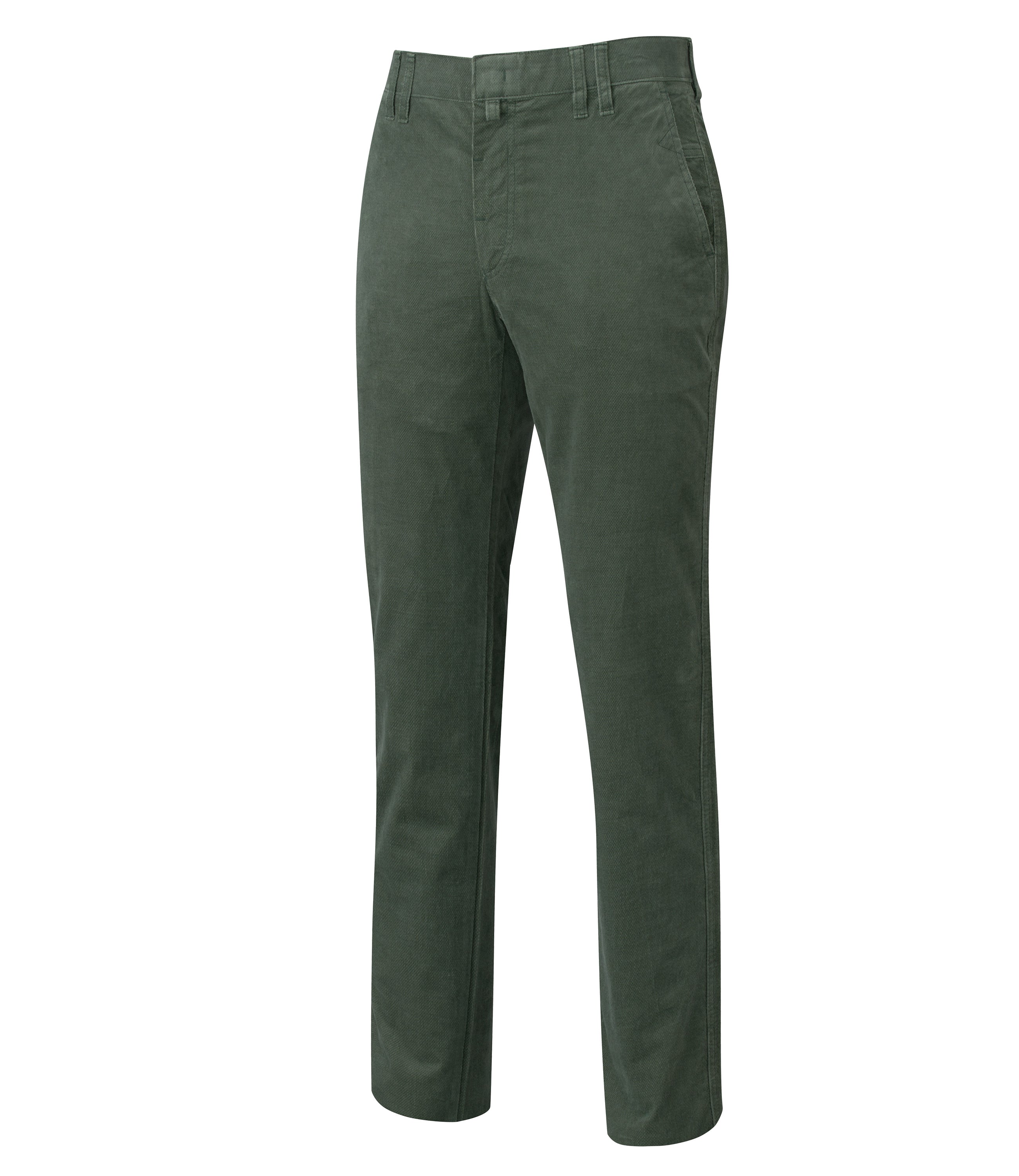 【ブラッシュドカノコ】カジュアル/ノータックスリムスラックス/ストレッチ/デザイン