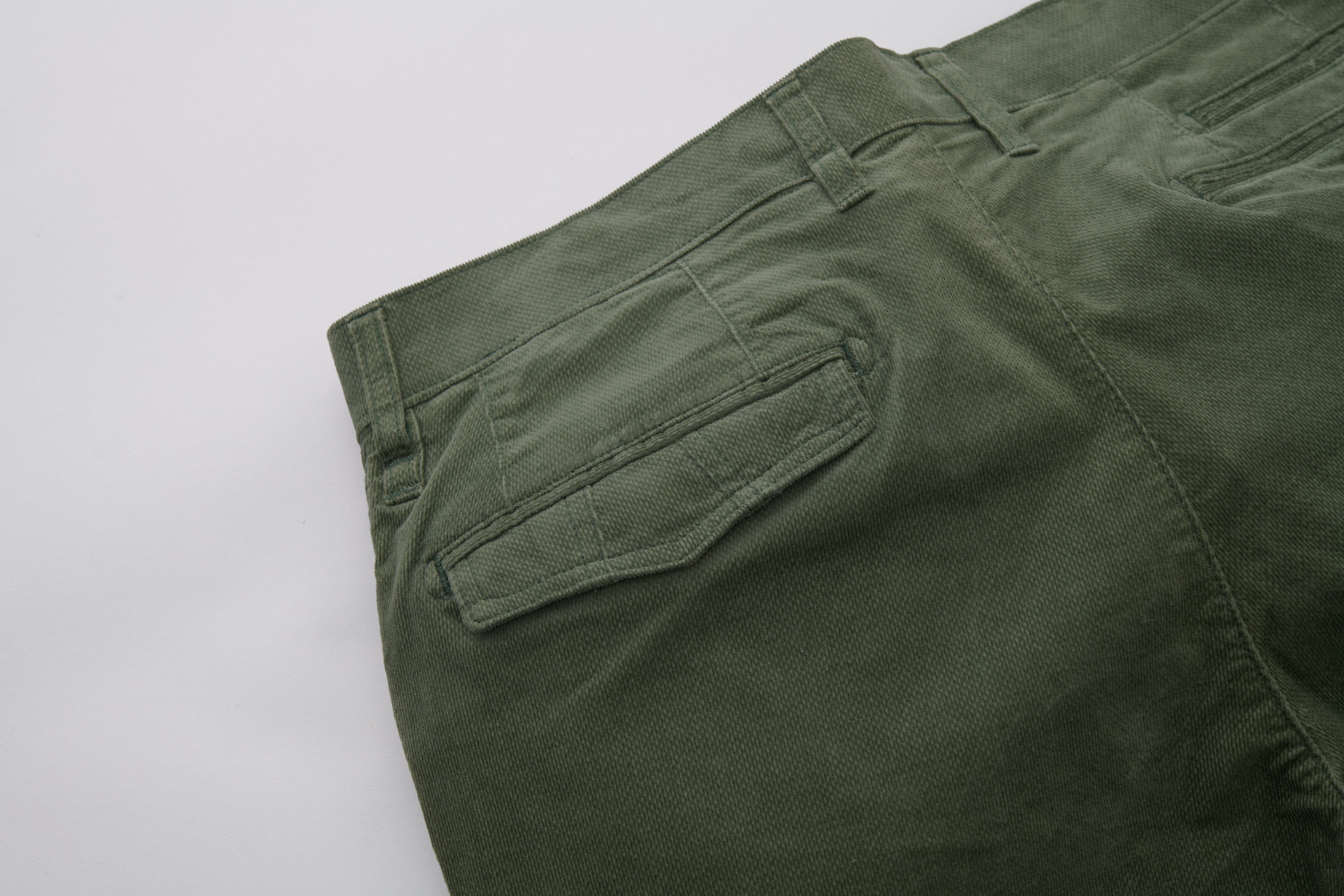 【ブラッシュドカノコ】カジュアル/ノータックスリムスラックス/ストレッチ/デザイン