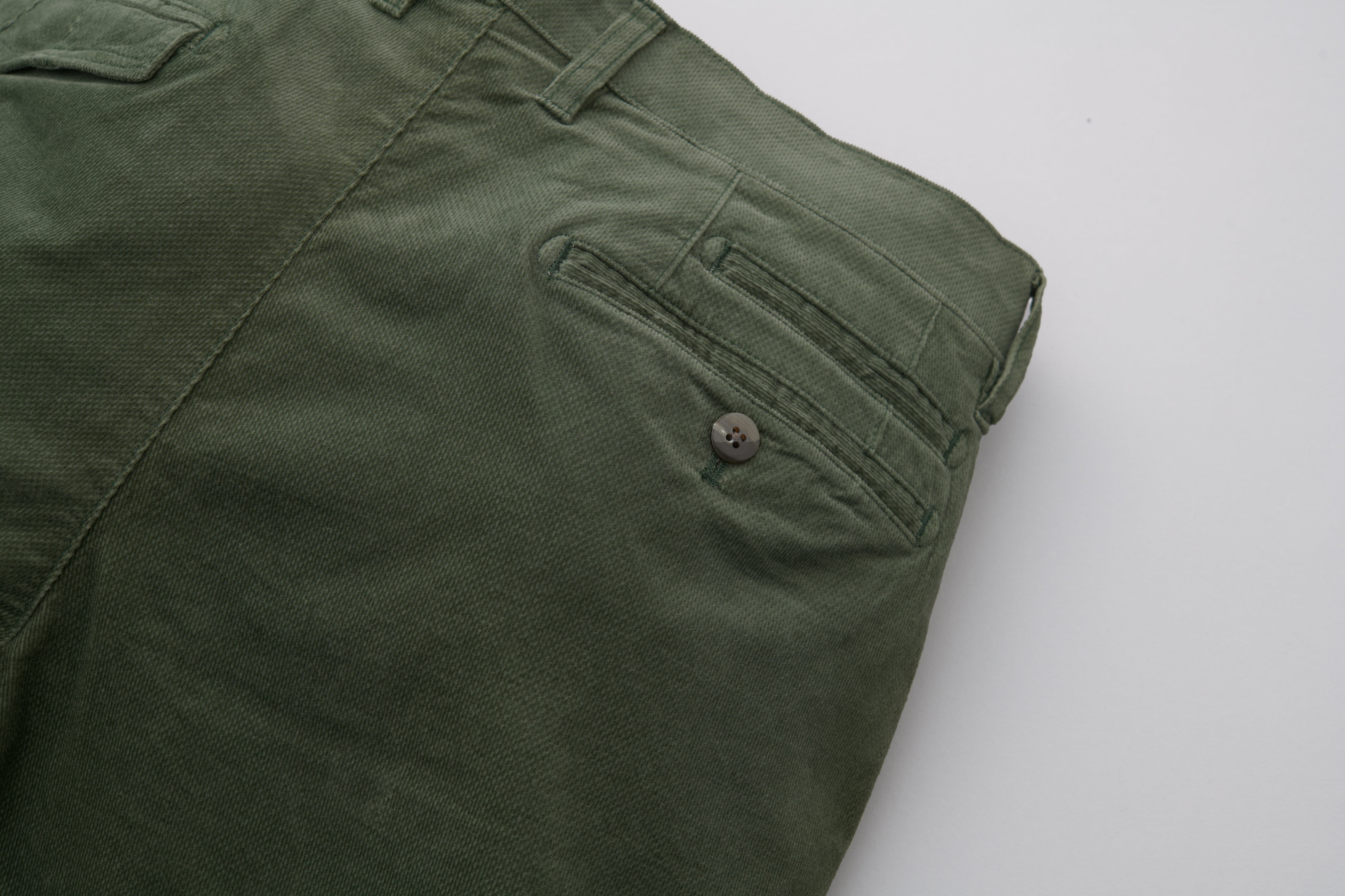 【ブラッシュドカノコ】カジュアル/ノータックスリムスラックス/ストレッチ/デザイン