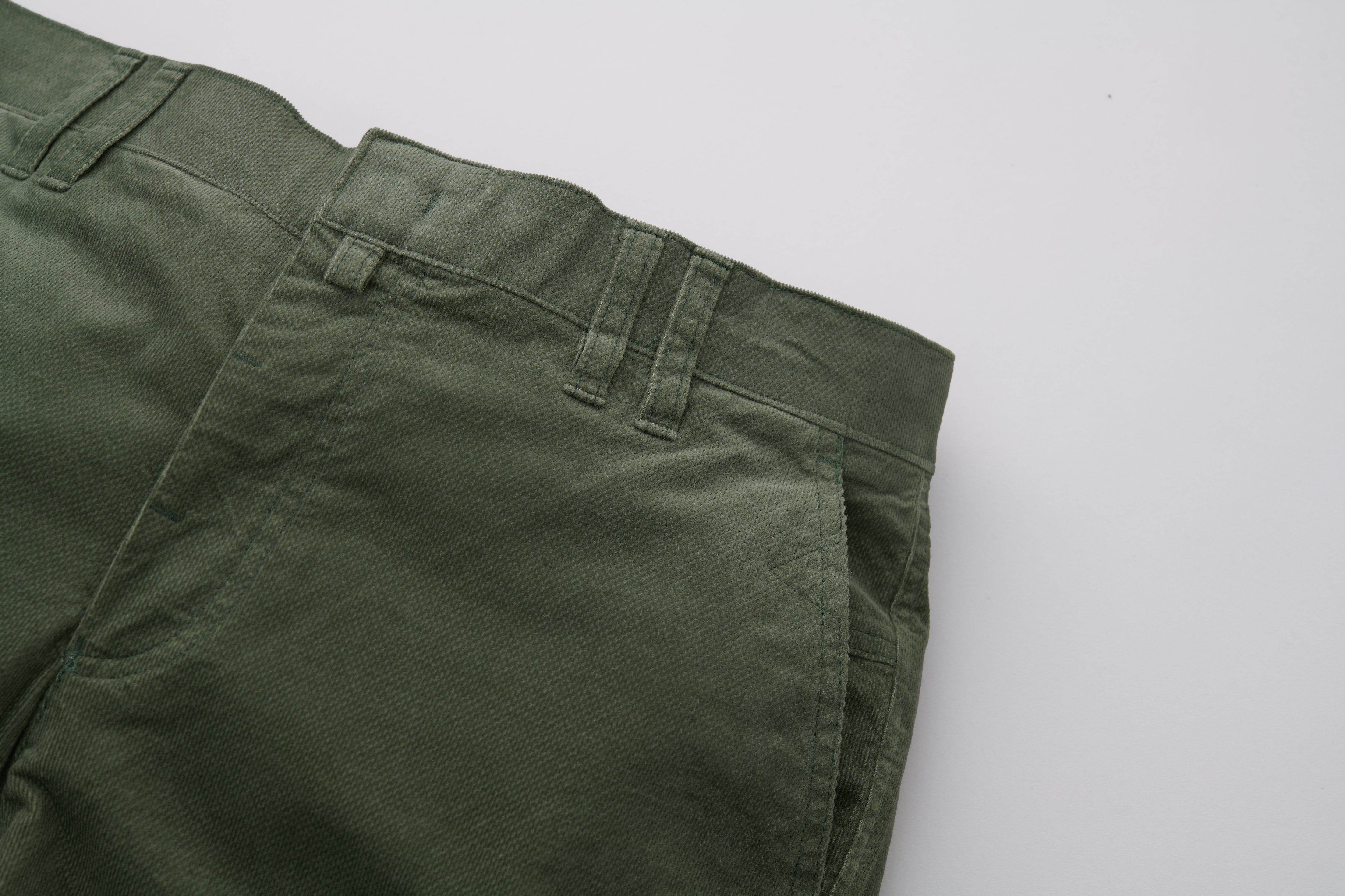 【ブラッシュドカノコ】カジュアル/ノータックスリムスラックス/ストレッチ/デザイン