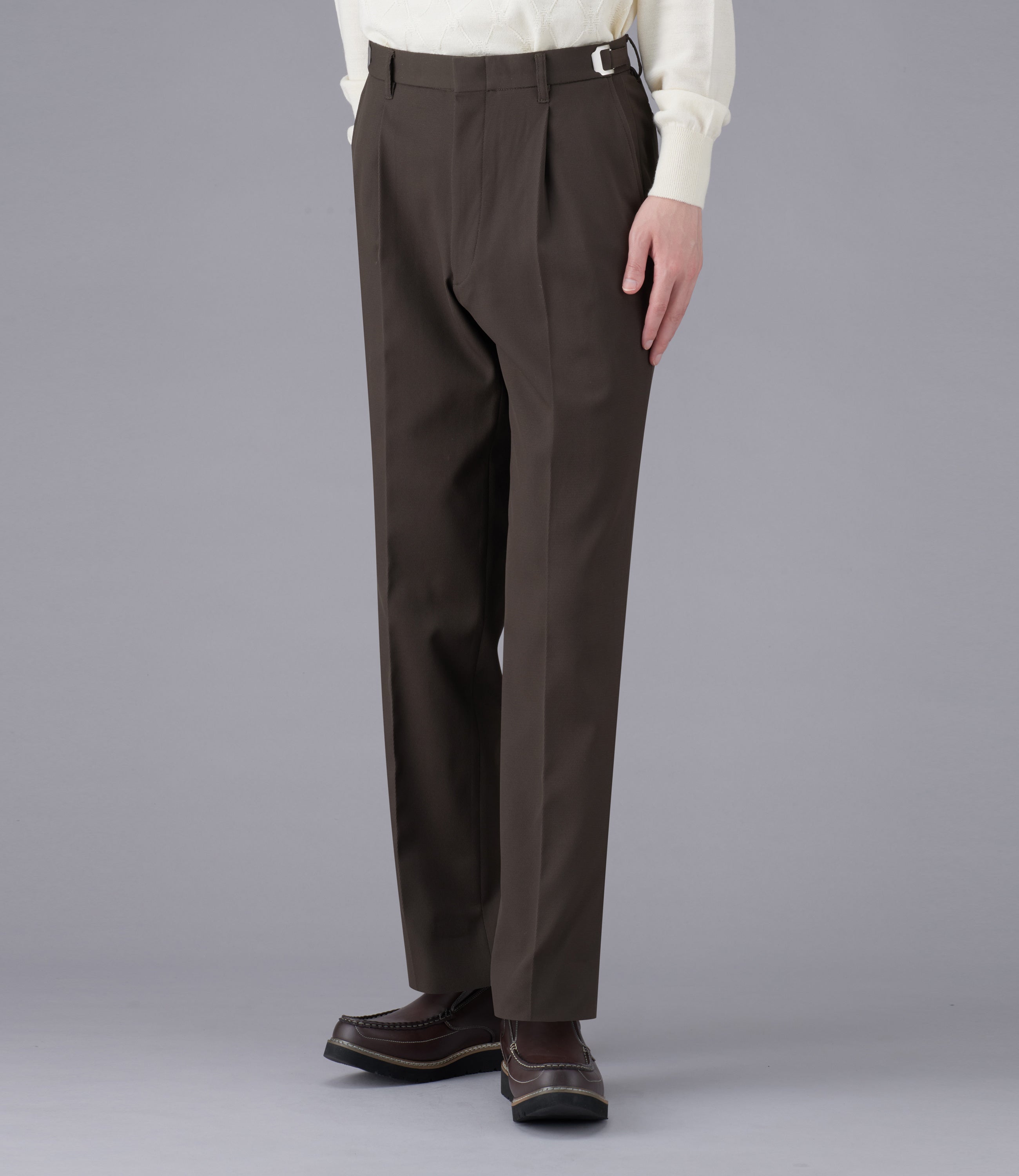 【2WAYストレッチカルゼ】ビジネス・スポーツ/ワンタックスラックス/2Wayストレッチ/ベレックス/撥水・防シワ/快適