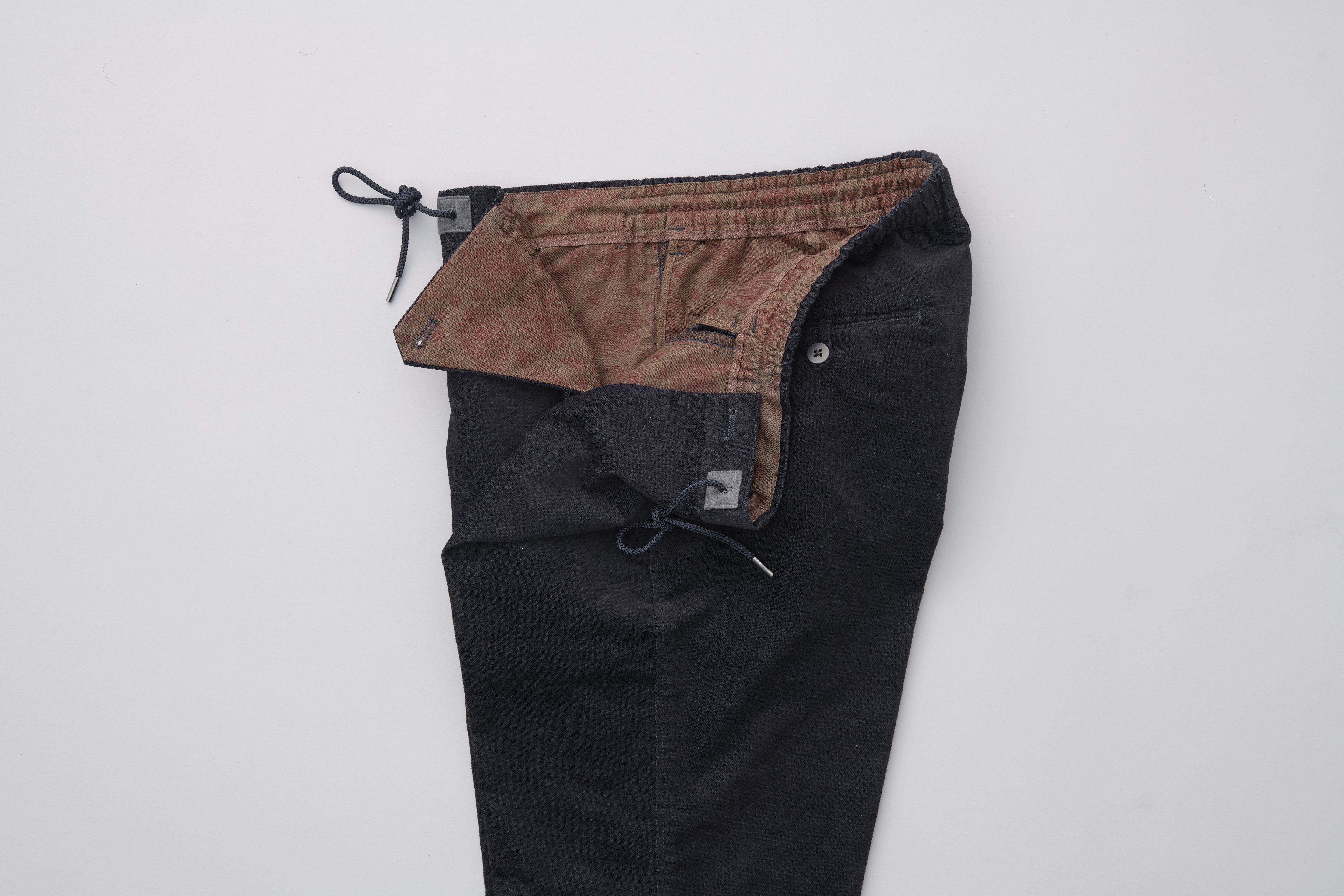 【ストレッチベッチン】CALZONI/日本製/ビジネス・カジュアル/ツブシスリムタック/ストレッチ/脇シャーリング/コーデイネート最適/ウォーム