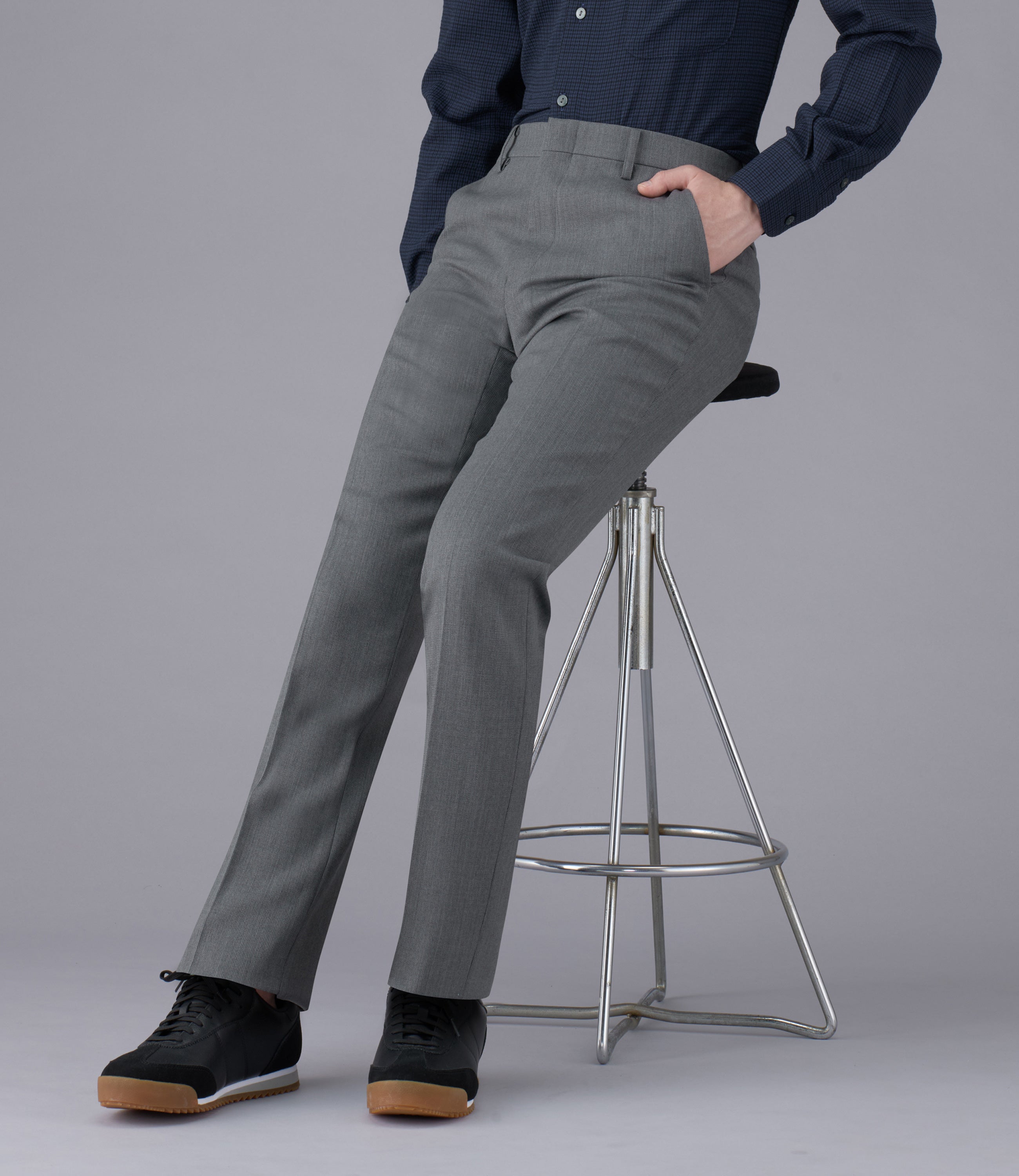 【TWピケ】日本製/ビジネス/ノータックスリムスラックス/2Wayストレッチ/ウオッシャブル/快適/コーデイネート最適