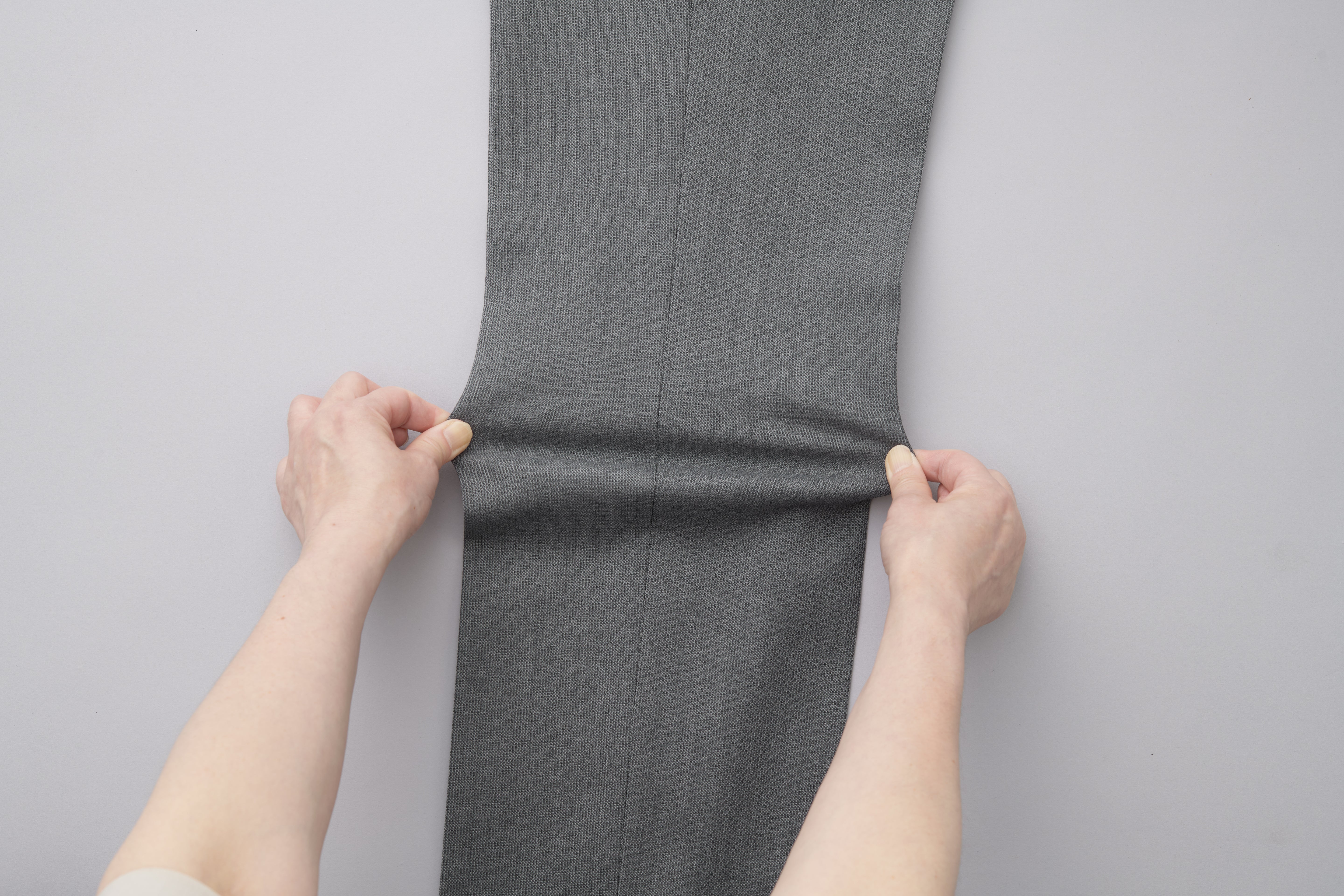 【TWピケ】日本製/ビジネス/ノータックスリムスラックス/2Wayストレッチ/ウオッシャブル/快適/コーデイネート最適