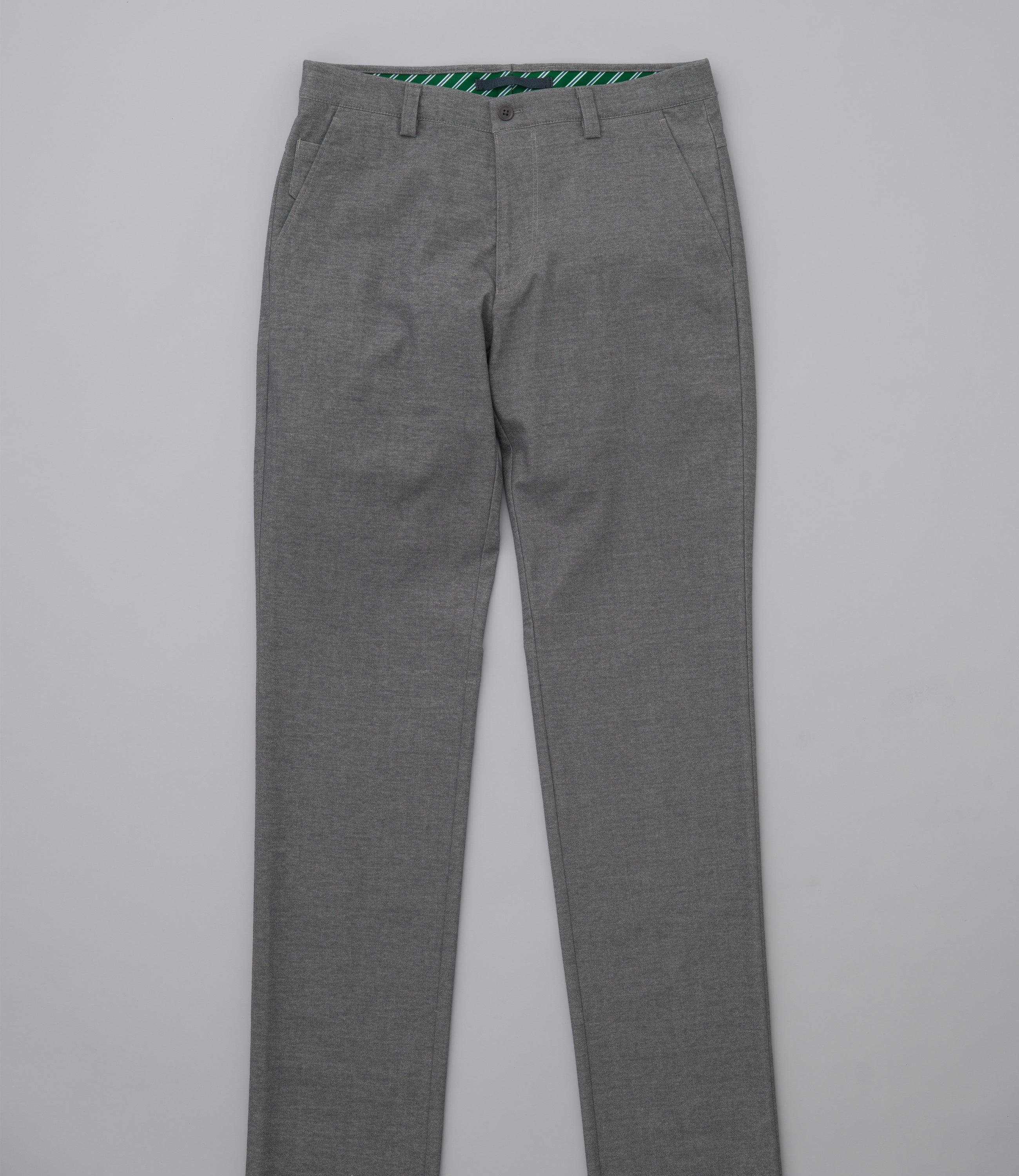 【パワストデニム調ツィル】日本製/カジュアル/ノータックスリムスラックス/ストレッチ/イージケア