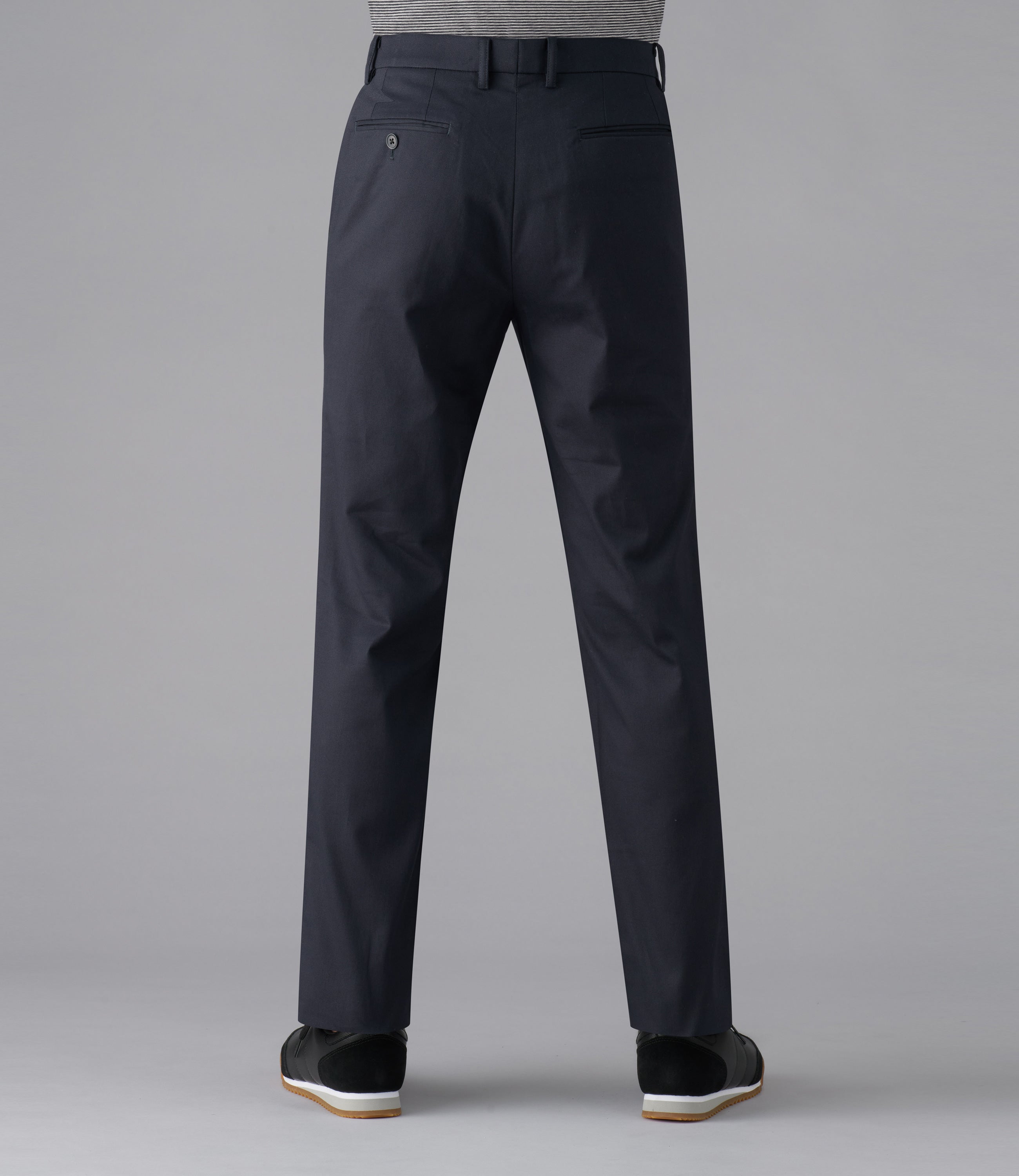 【裏起毛ピケ】日本製/カジュアル/ノータックスリムスラックス/ストレッチ