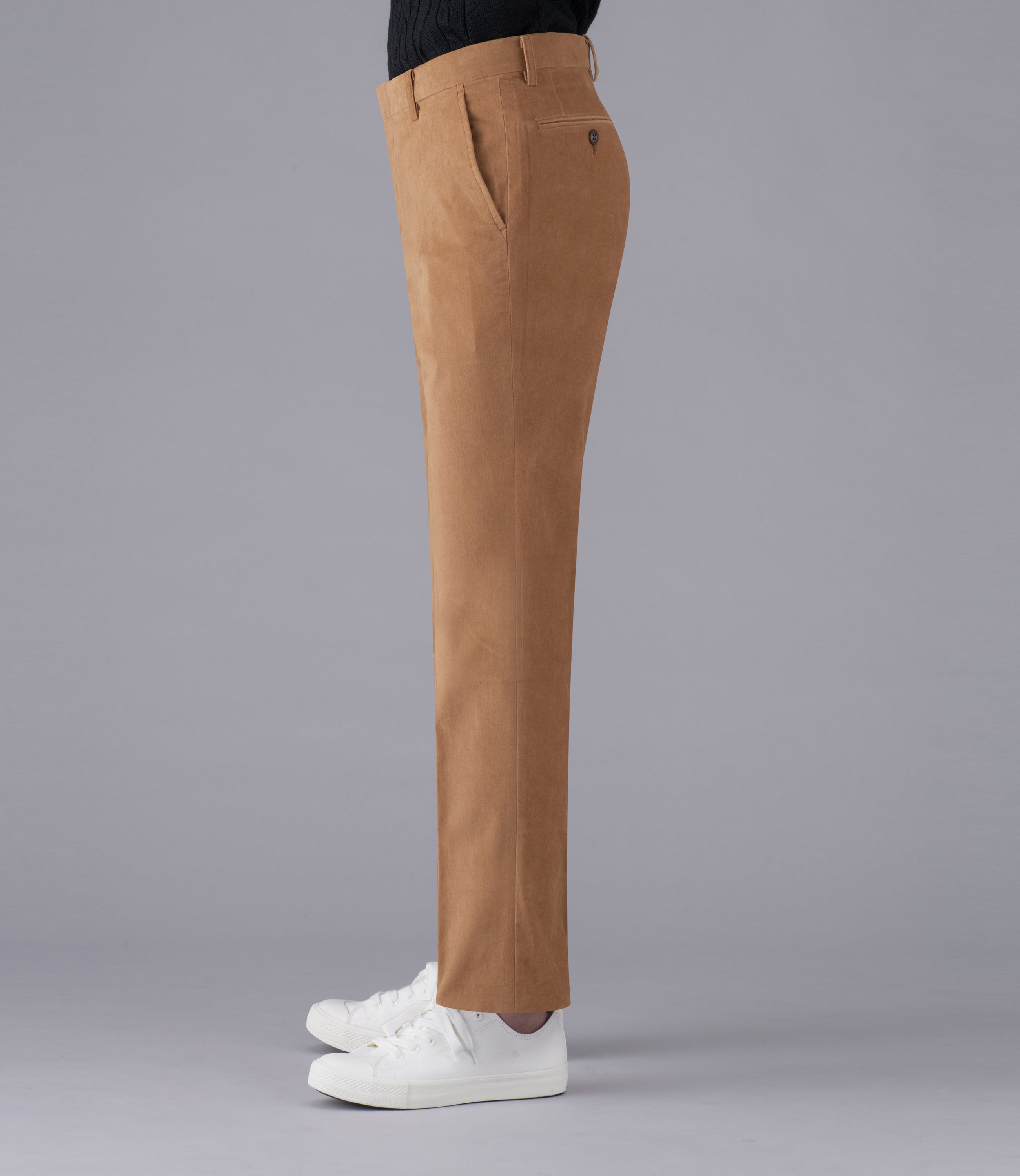 【ストレッチベッチン】日本製/カジュアル/ノータックスリムスラックス/ストレッチ/ウォーム/快適/コーデイネート最適