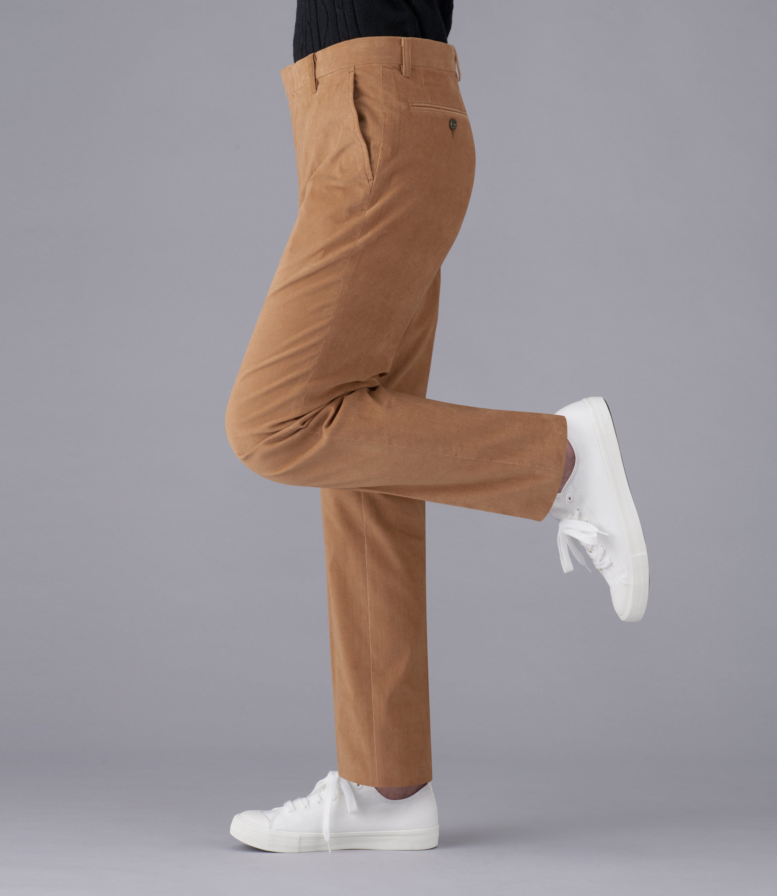 【ストレッチベッチン】日本製/カジュアル/ノータックスリムスラックス/ストレッチ/ウォーム/快適/コーデイネート最適